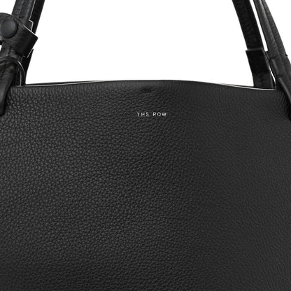 The Row Grained Calfskin Park Tote Three Black 9 of 13