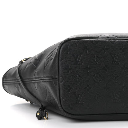 Louis Vuitton Empreinte Monogram Giant Neverfull MM Black 8 of 9