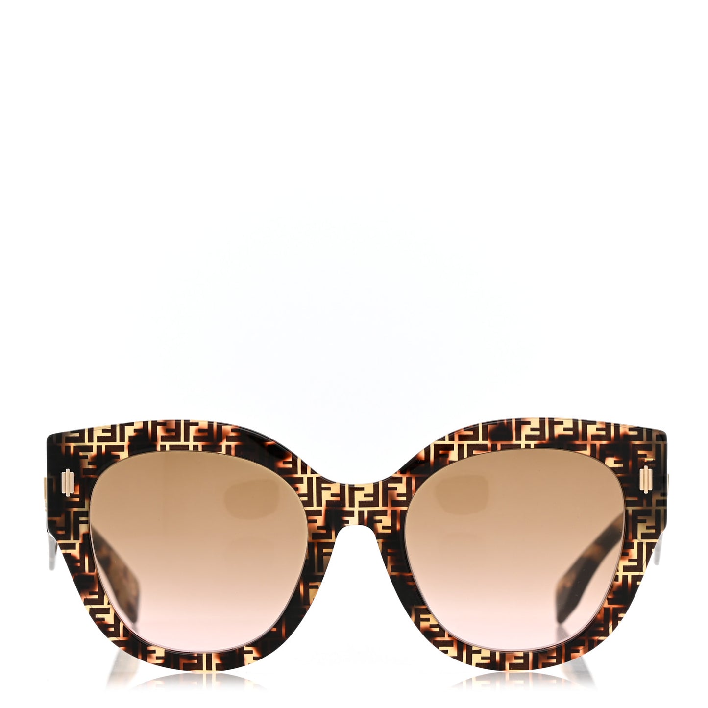 Acetate Fendi Roma Cat Eye Sunglasses FF 0435/S Havana