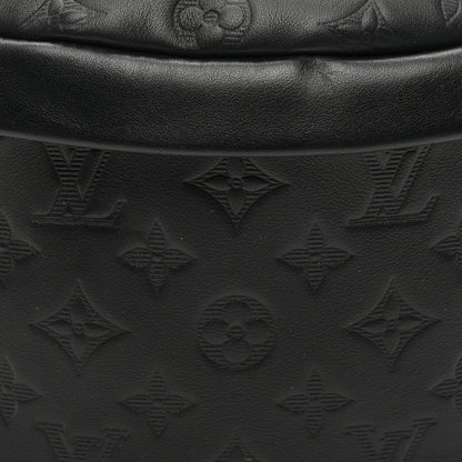 Louis Vuitton Calfskin Monogram Shadow Discovery Bumbag Black 7 of 9