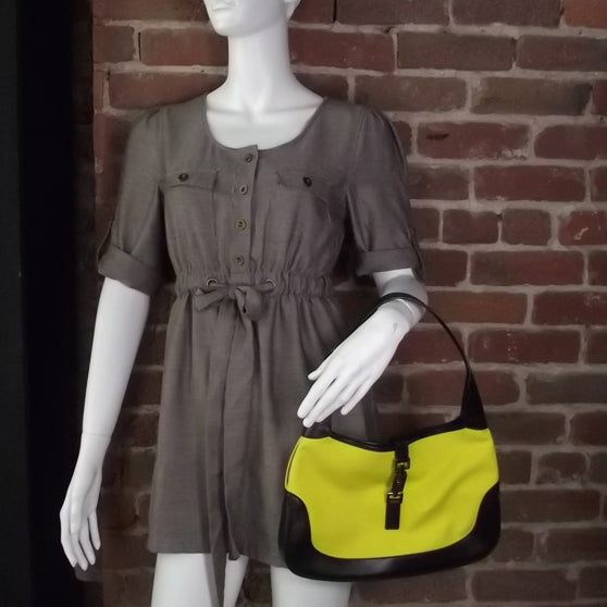 Canvas Jackie O Yellow