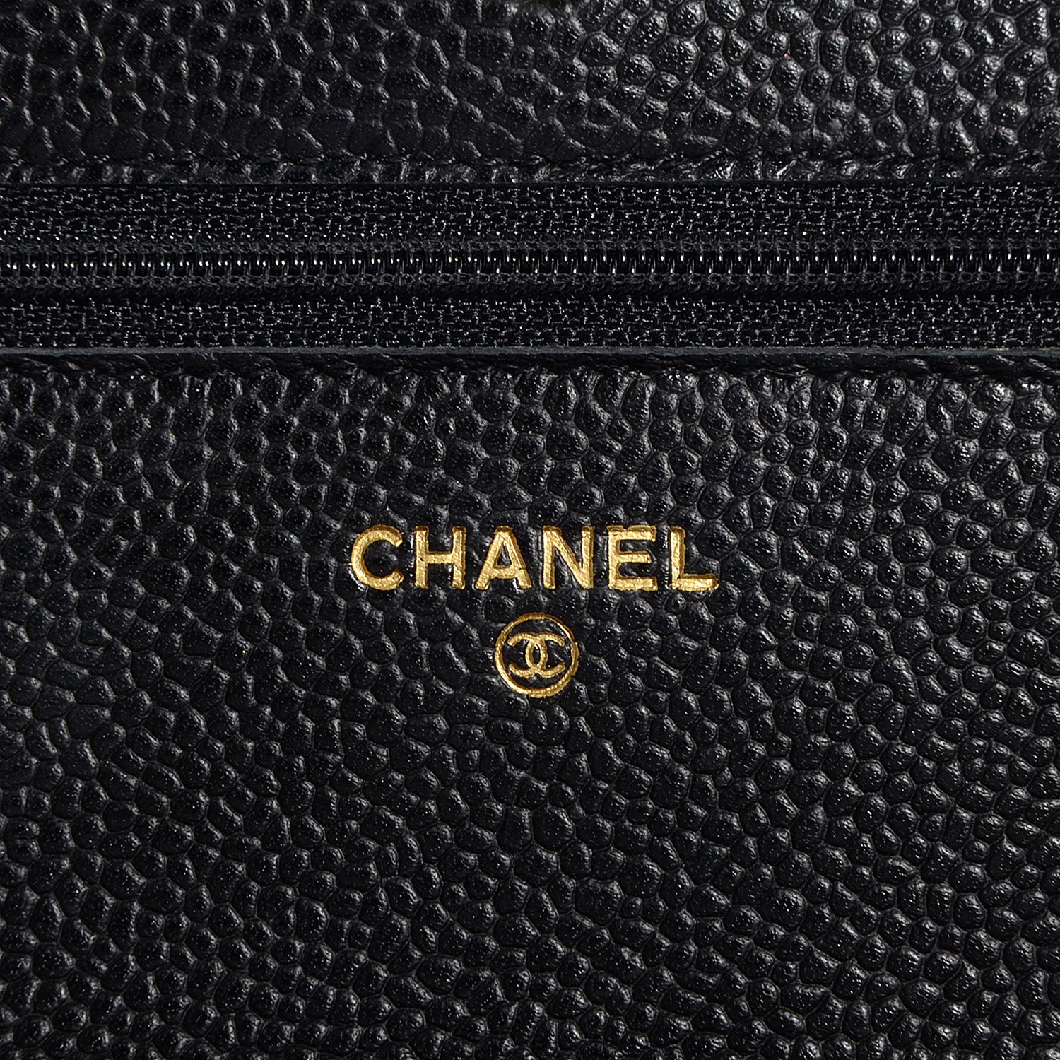 Chanel Caviar Quilted Wallet On Chain WOC Black 6 of 9