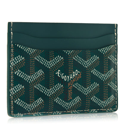 Goyard Goyardine Saint Sulpice Card Holder Green 3 of 7