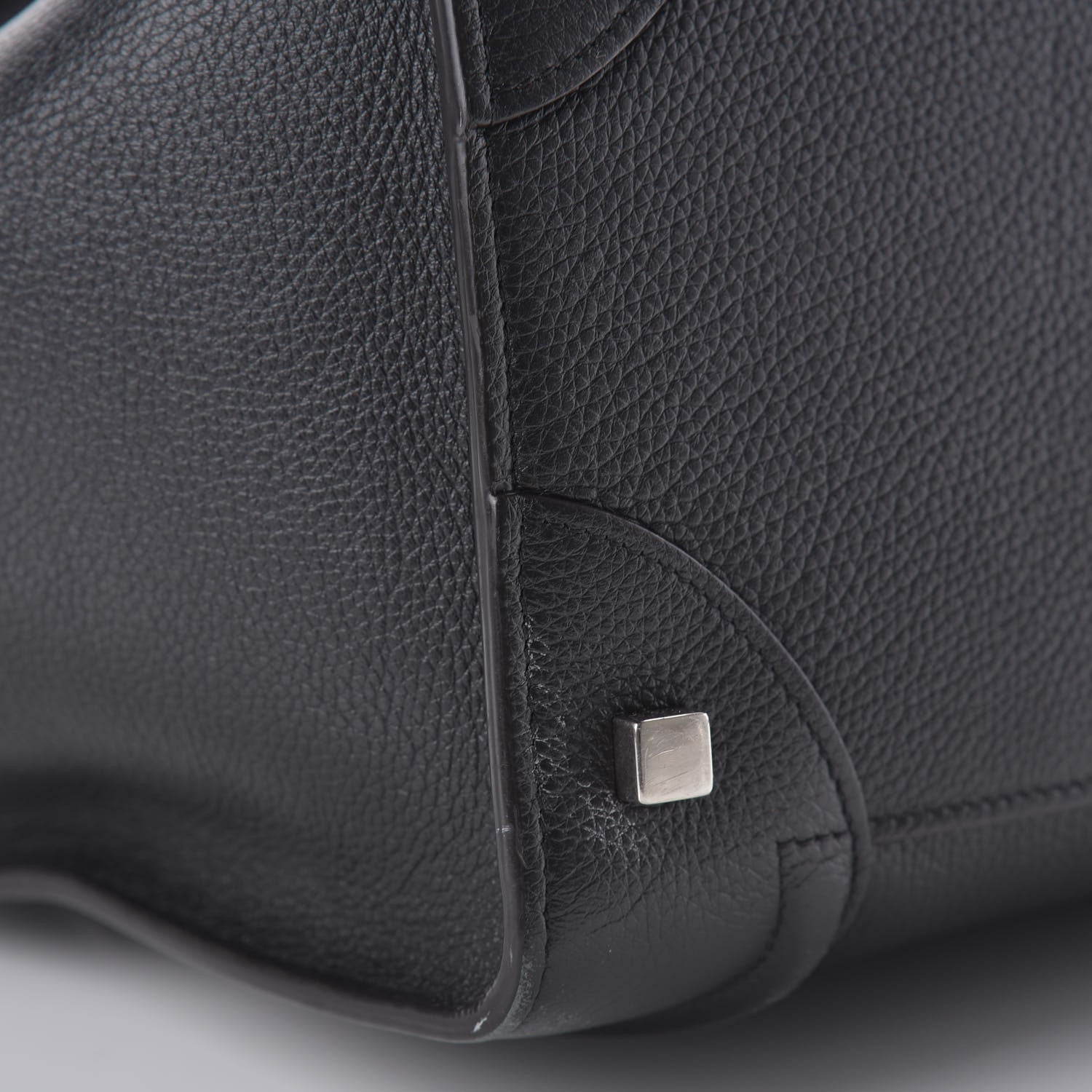 Celine Drummed Calfskin Mini Luggage Black 11 of 13