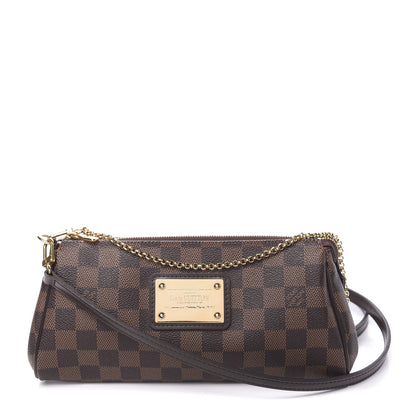 Louis Vuitton Damier Ebene Eva Clutch 2 of 10