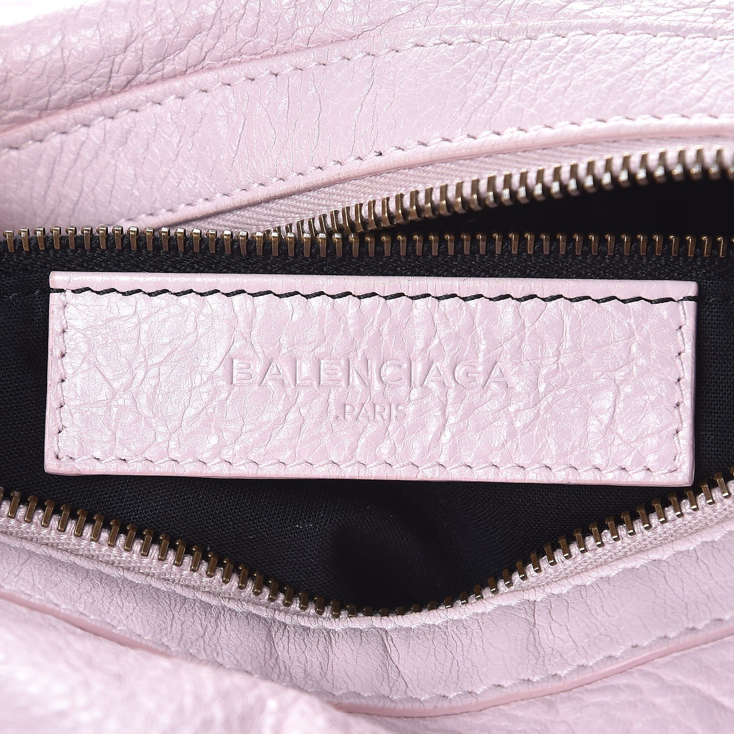 Balenciaga Agneau Classic Hardware Zip Traveler Backpack Rose Poudre Rose Petunia 7 of 16
