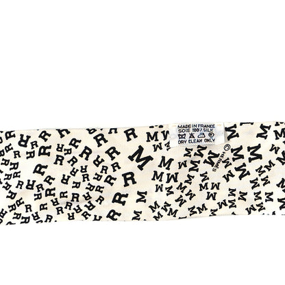 Hermes Silk Scattered Letters Twilly 3 of 3