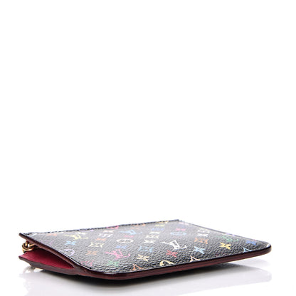 Louis Vuitton Monogram Multicolor Key Pouch Black Grenade 4 of 8