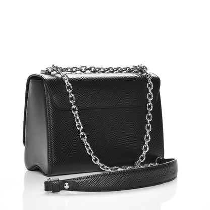 Louis Vuitton Epi Twist Shoulder Bag MM Black 3 of 9