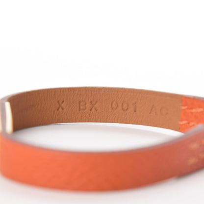 Hermes Epsom Micro Rivale Bracelet XS Orange 5 of 6