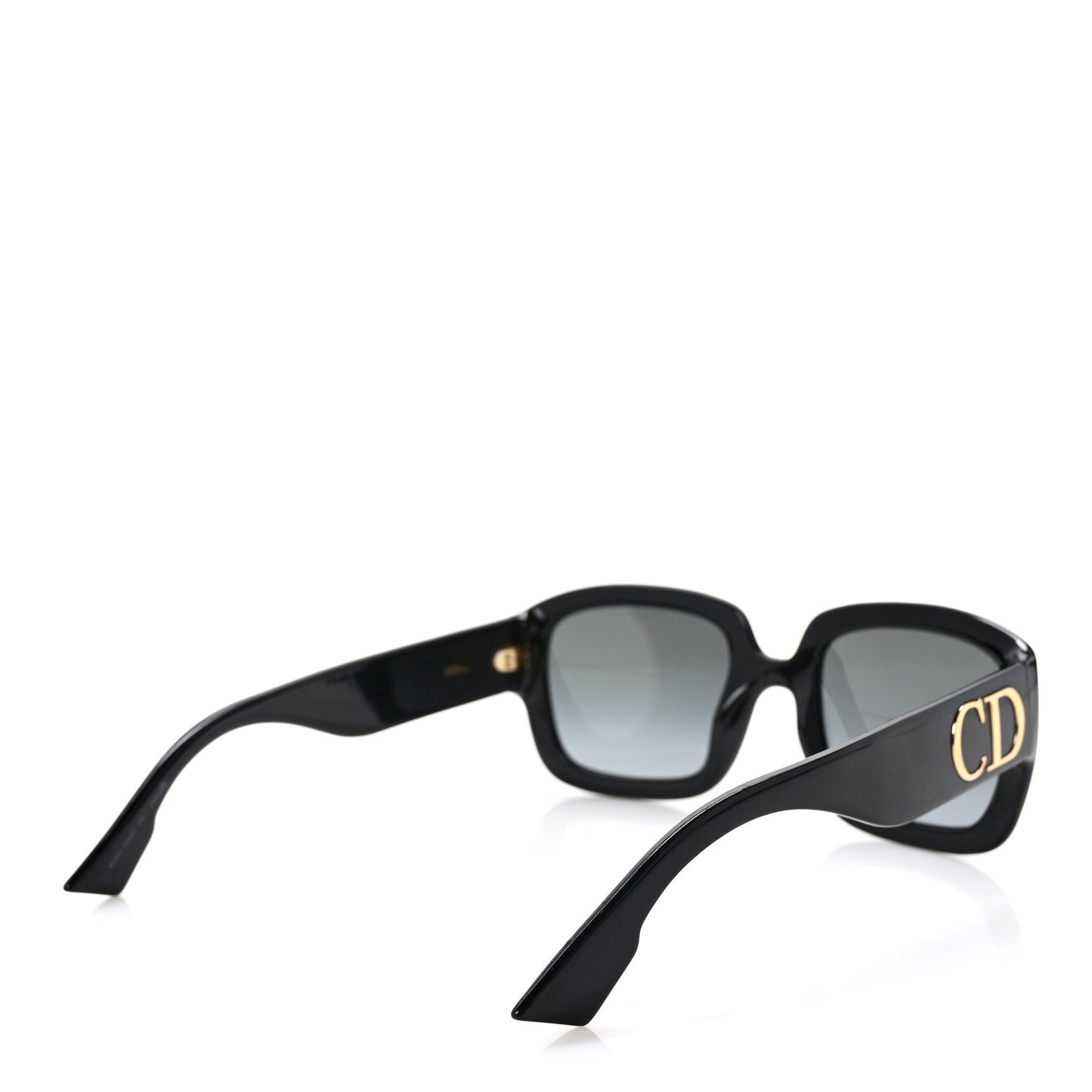 Acetate DDior Square Sunglasses Black
