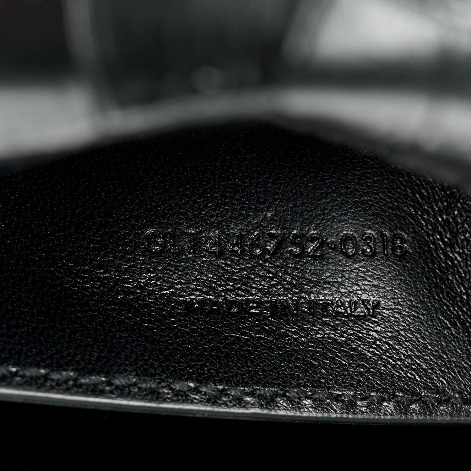 Saint Laurent Calfskin Crocodile Embossed Large Classic Monogram Kate Satchel Black 8 of 16