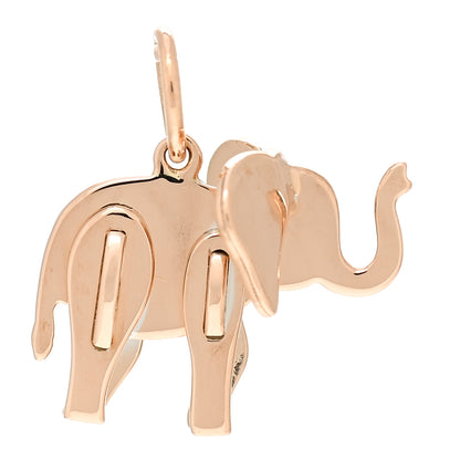 Tiffany 18K Rose Gold Save The Wild Elephant Charm 3 of 5
