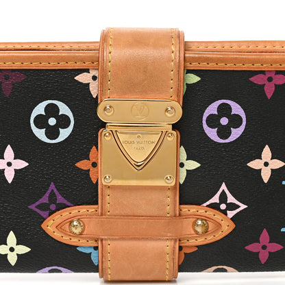 Louis Vuitton Monogram Multicolor Shirley Black 7 of 9