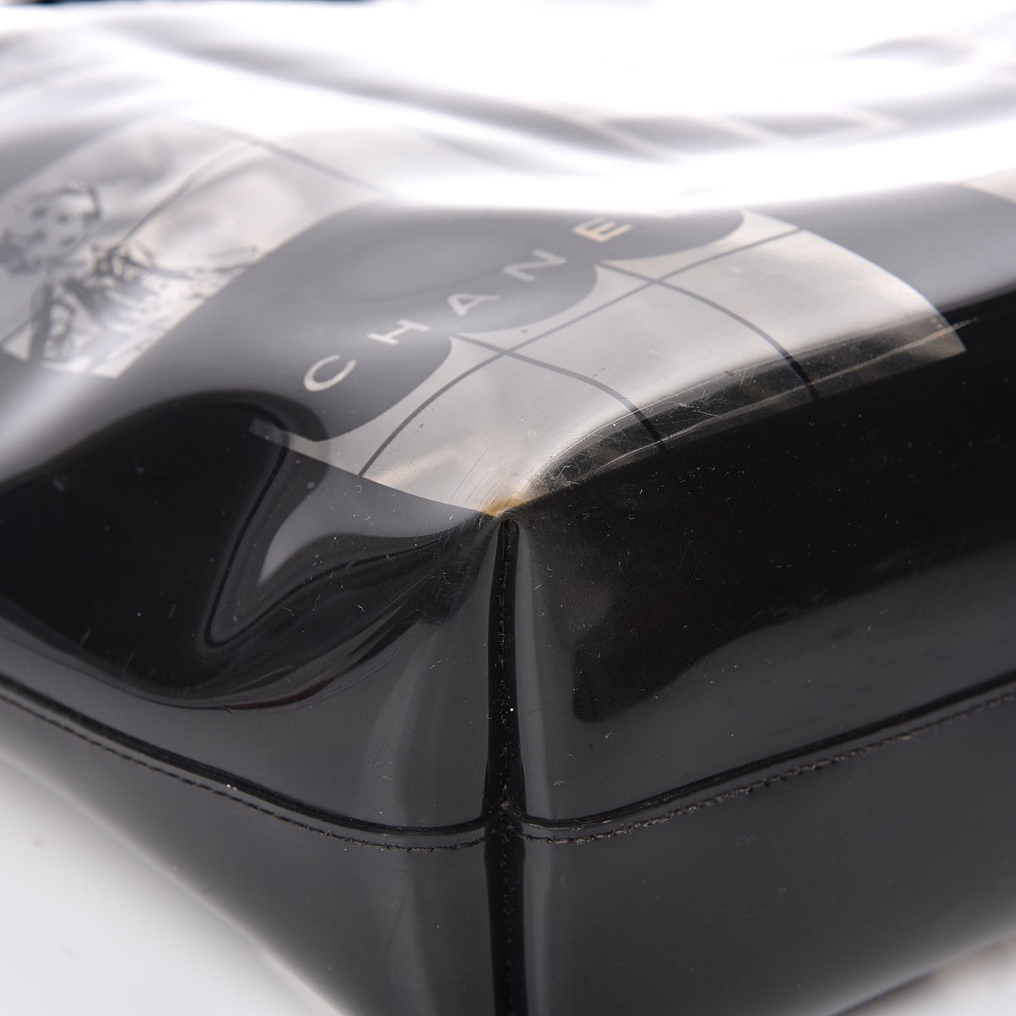 Vinyl Coco Window Tote Black