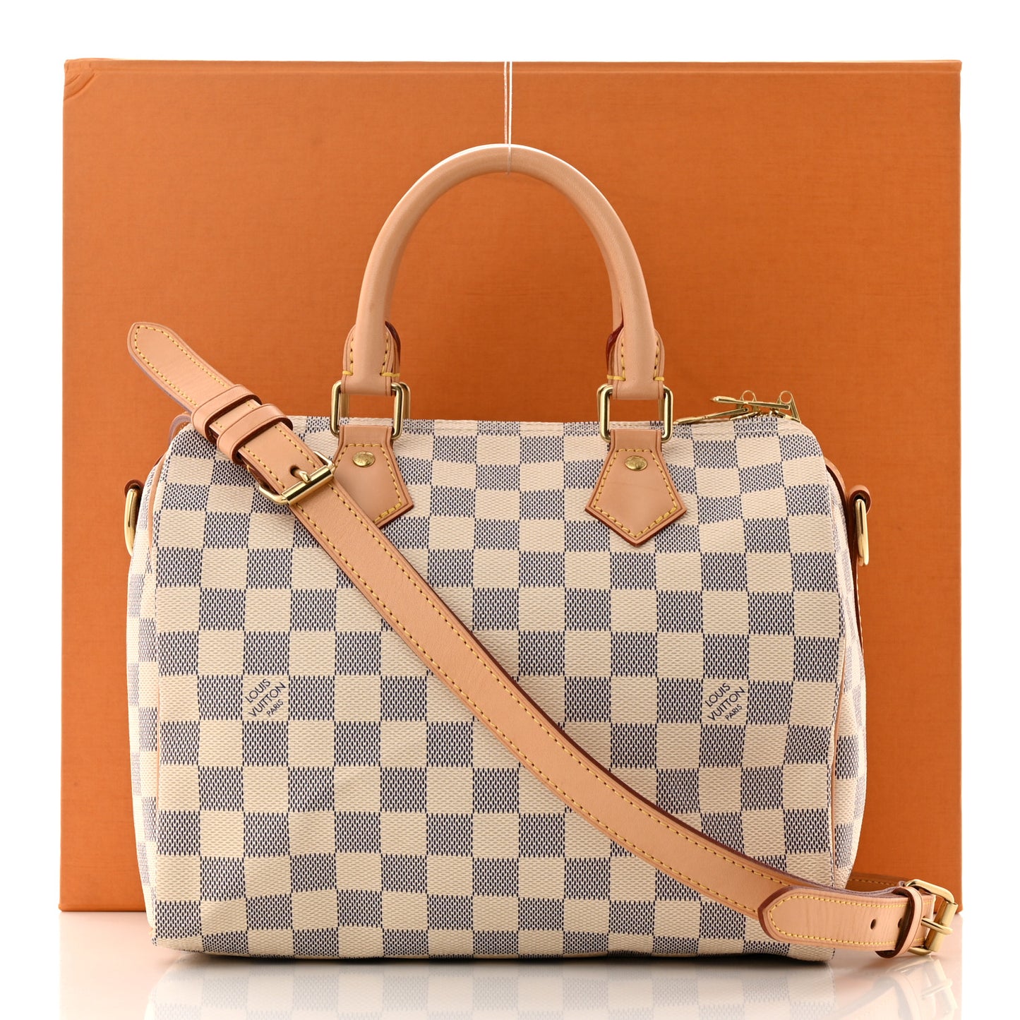Damier Azur Speedy Bandouliere 25