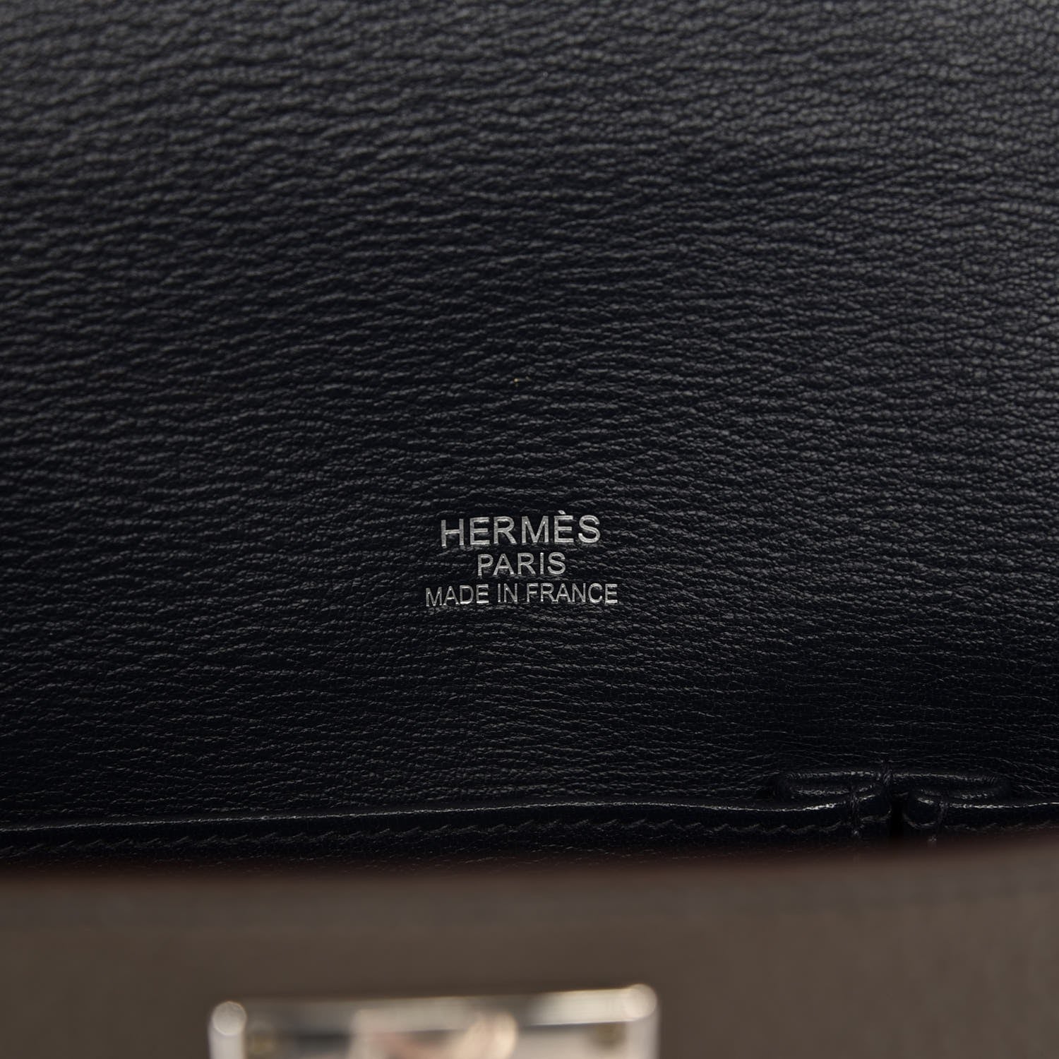 Hermes Taurillon Clemence Eclat Jypsiere 34 Etain Bleu Indigo 6 of 8