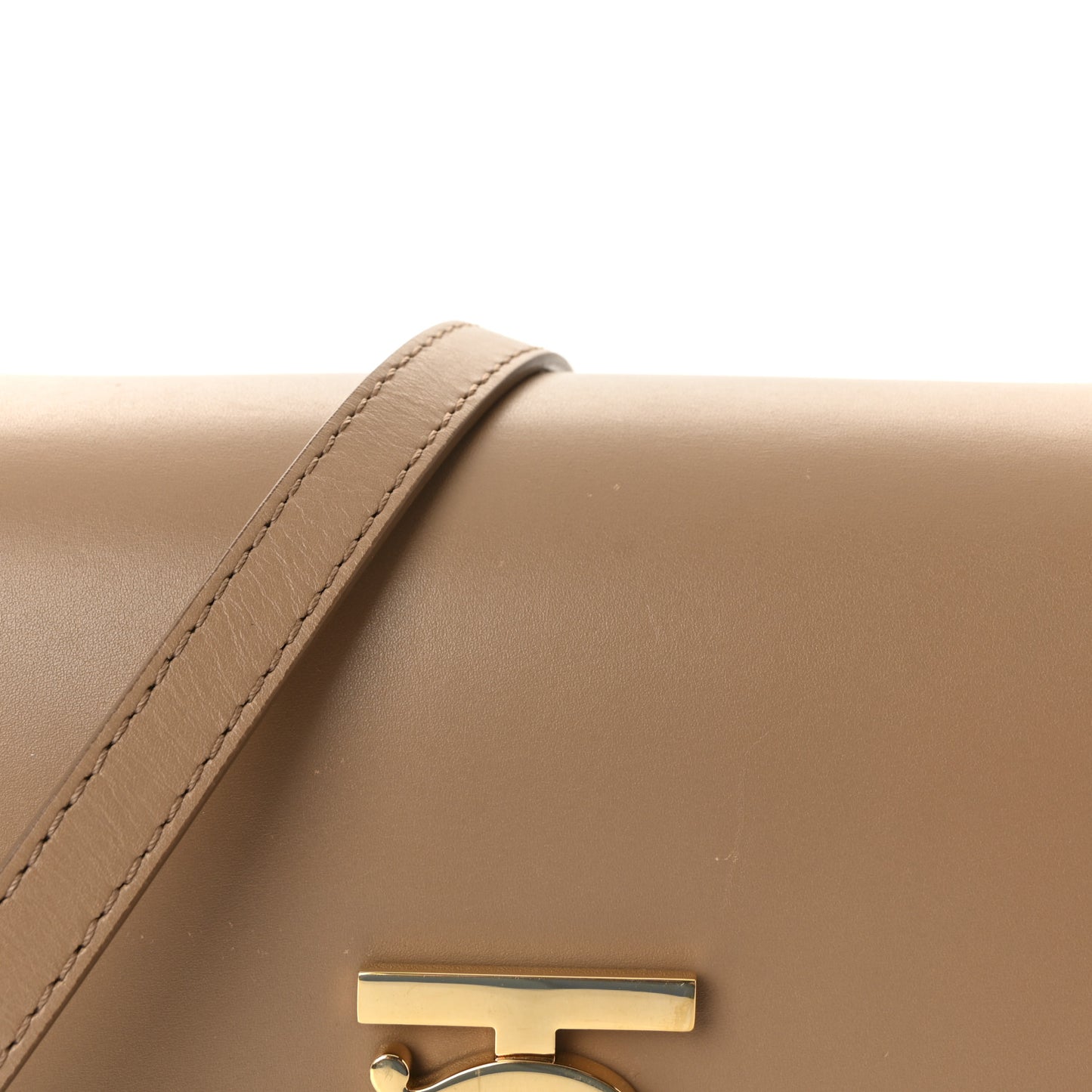 Calfskin Small TB Bag Light Camel