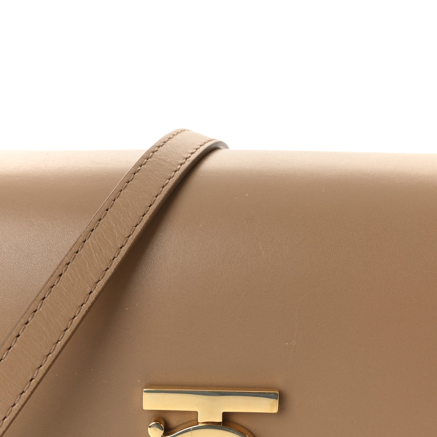 Burberry Calfskin Small TB Bag Light Camel 7 of 9