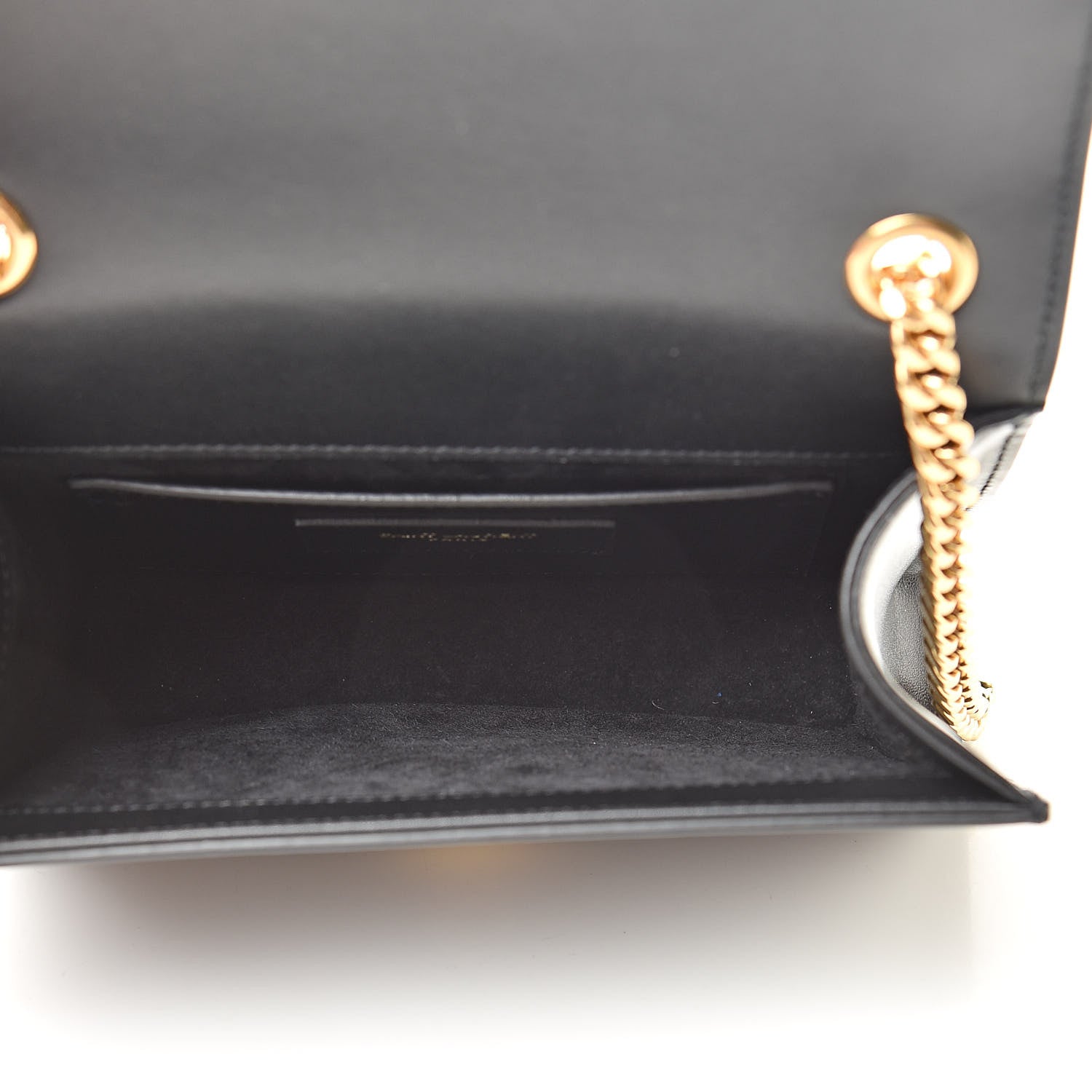 Saint Laurent Calfskin Small Classic Monogram Kate Tassel Satchel Black 5 of 11