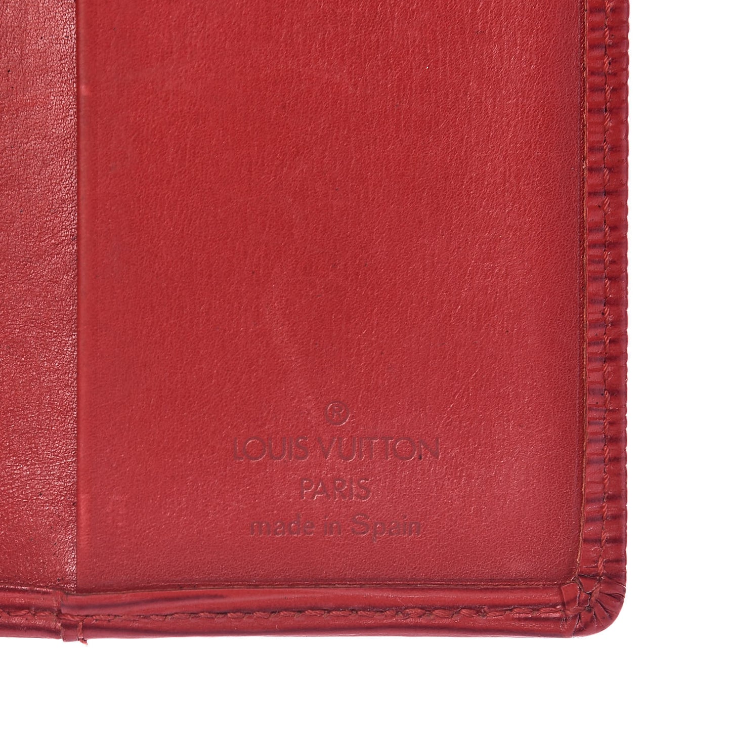 Epi Business Card Holder Red