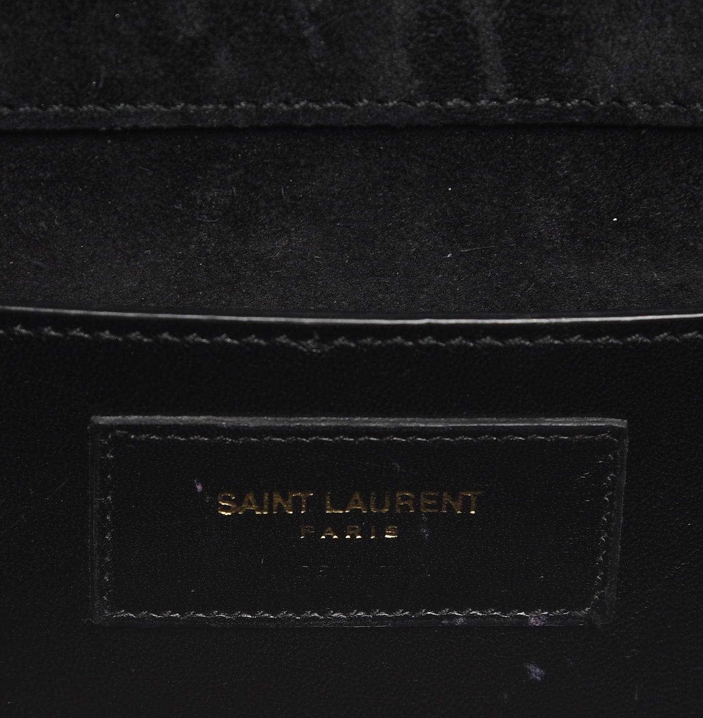 Patent Classic Monogram Kate Clutch Black