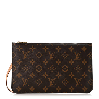Louis Vuitton Monogram Neverfull MM GM Pochette Cherry 1 of 9