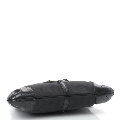 Gucci Canvas GG Reins Shoulder Bag Black 4 of 10