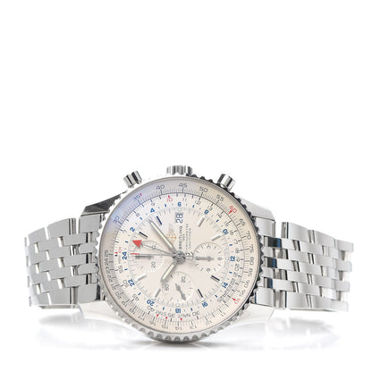 Breitling Stainless Steel 46mm Navitimer World Automatic Watch A24322 2 of 6