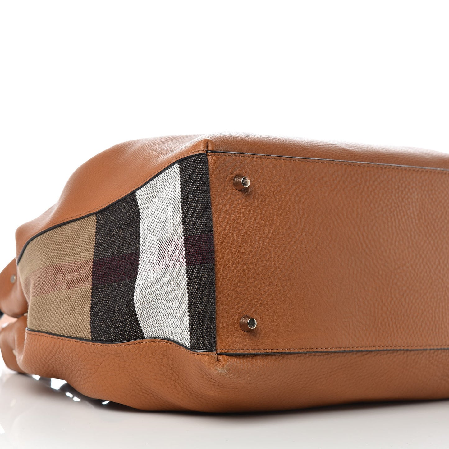 Brit Calfskin House Check Medium Maidstone Saddle Brown