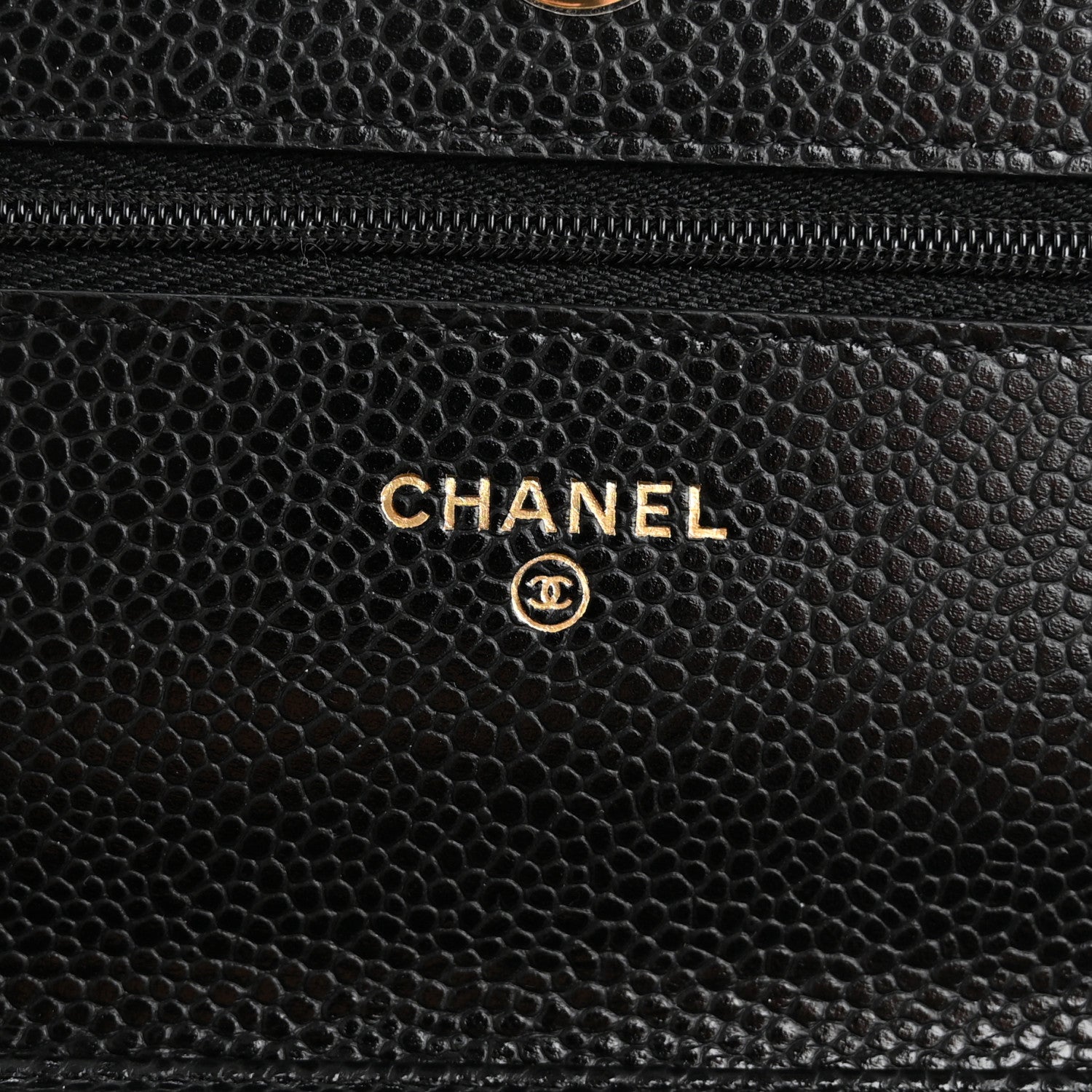 Chanel Caviar Quilted Wallet on Chain WOC Black 6 of 12