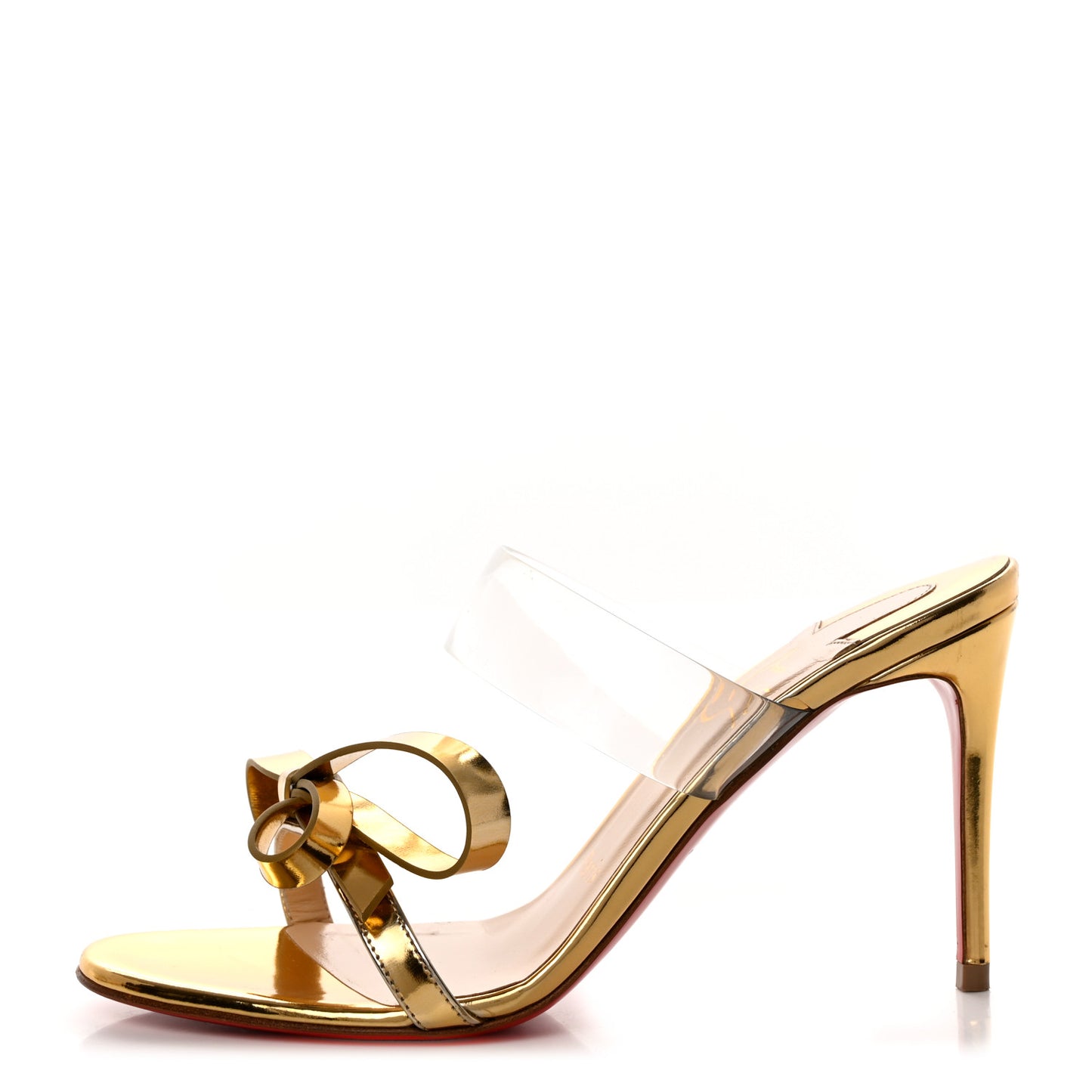 Specchio PVC Just Nodo 85 Slide Sandals 35 Gold