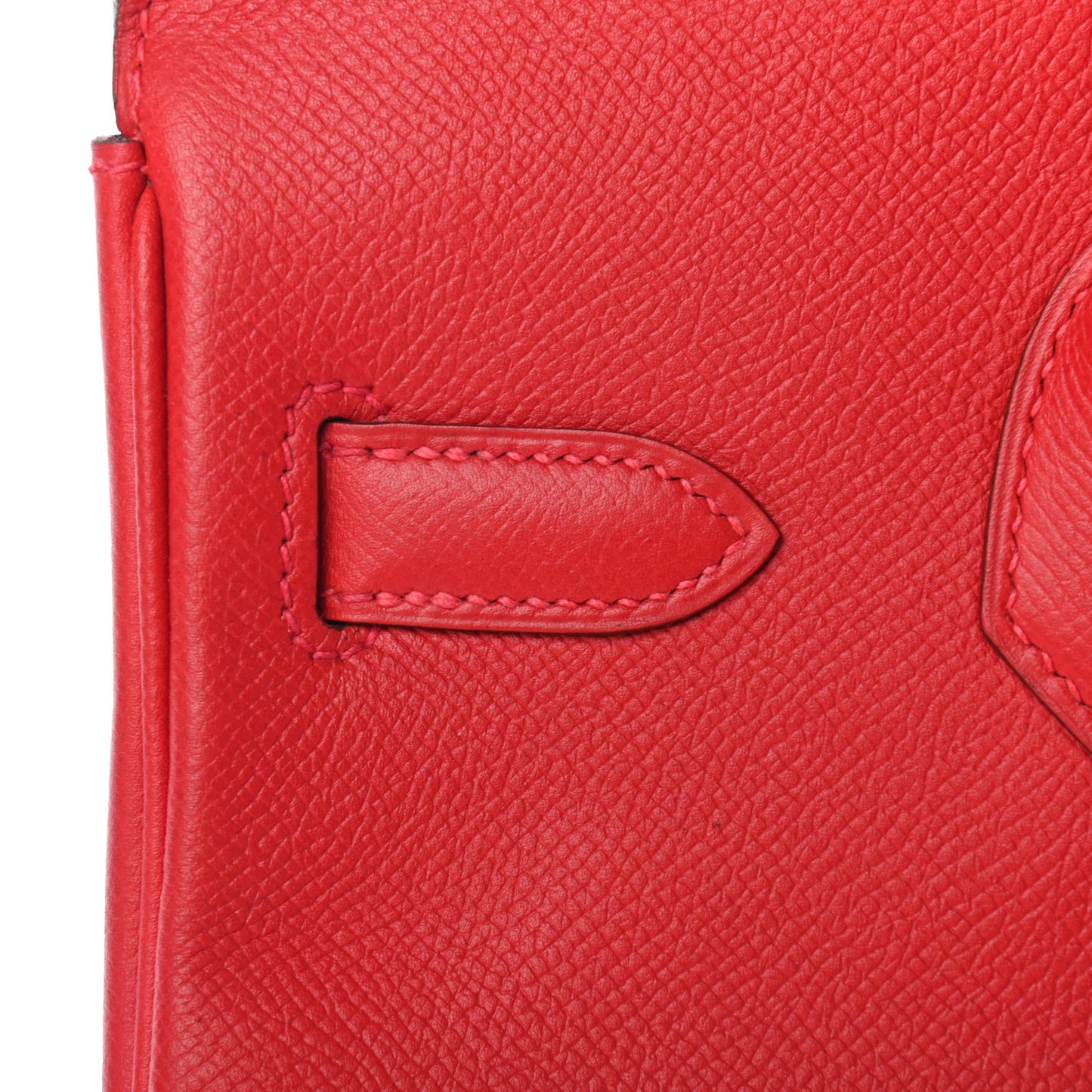 Epsom Birkin 30 Rouge Casaque