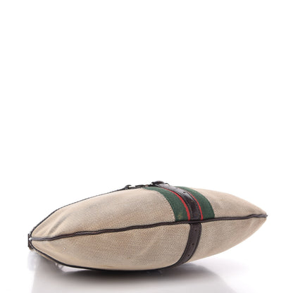 Gucci Canvas Web GG Reins Hobo Brown 4 of 10
