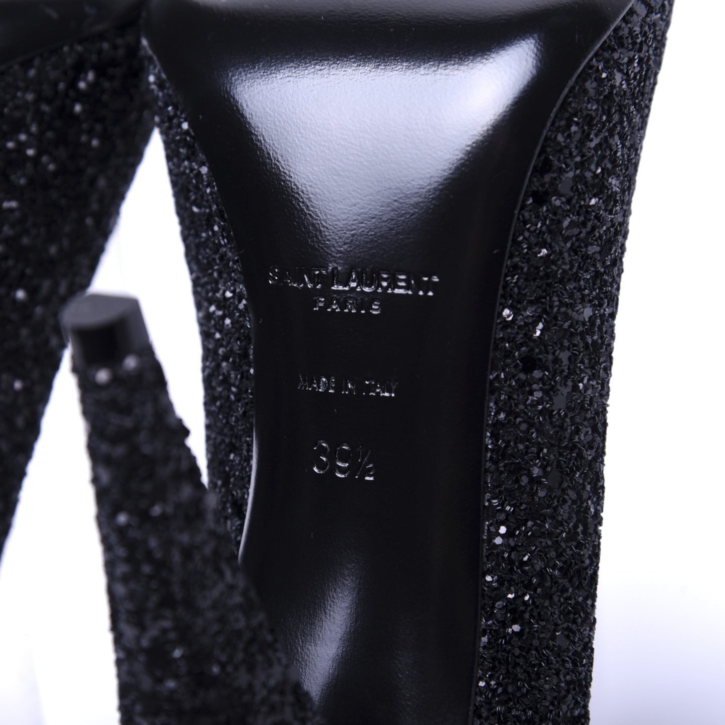 Glitter Era Pumps 39.5 Black Silver