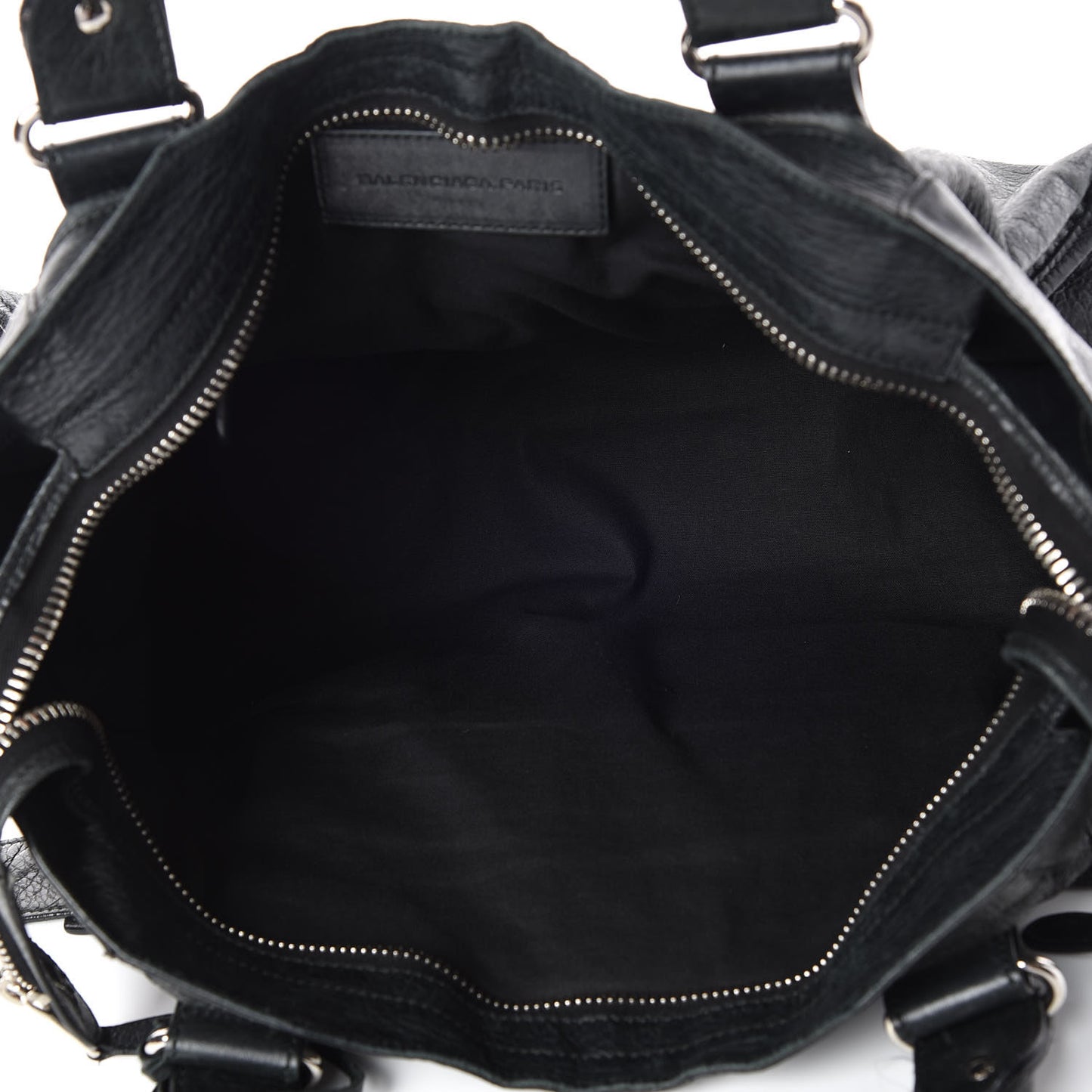 Agneau Giant 21 Silver Hardware Part Time Black