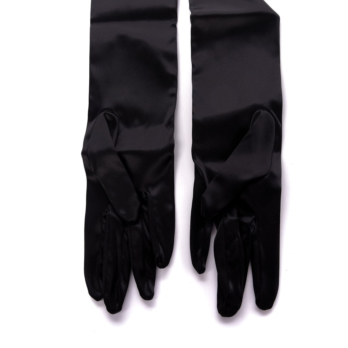 Satin Stretch Anika Gloves S Black