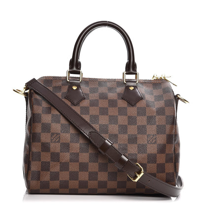 Louis Vuitton Damier Ebene Speedy Bandouliere 25 1 of 11