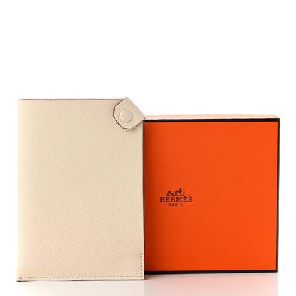 Hermes Chevre Mysore Tarmac PM Passport Holder Nata 8 of 8