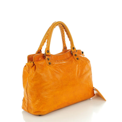 Balenciaga Chevre Classic Hardware Step Bag Marigold 3 of 8