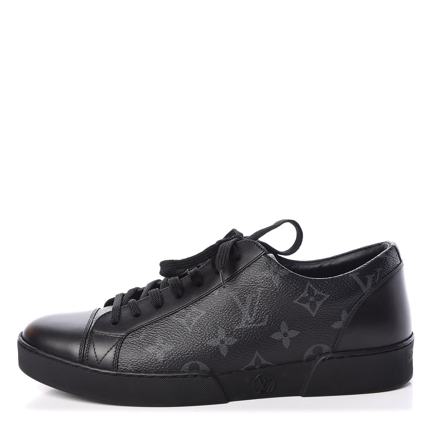 Louis Vuitton Calfskin Monogram Eclipse Match Up Sneakers 6 1 of 9