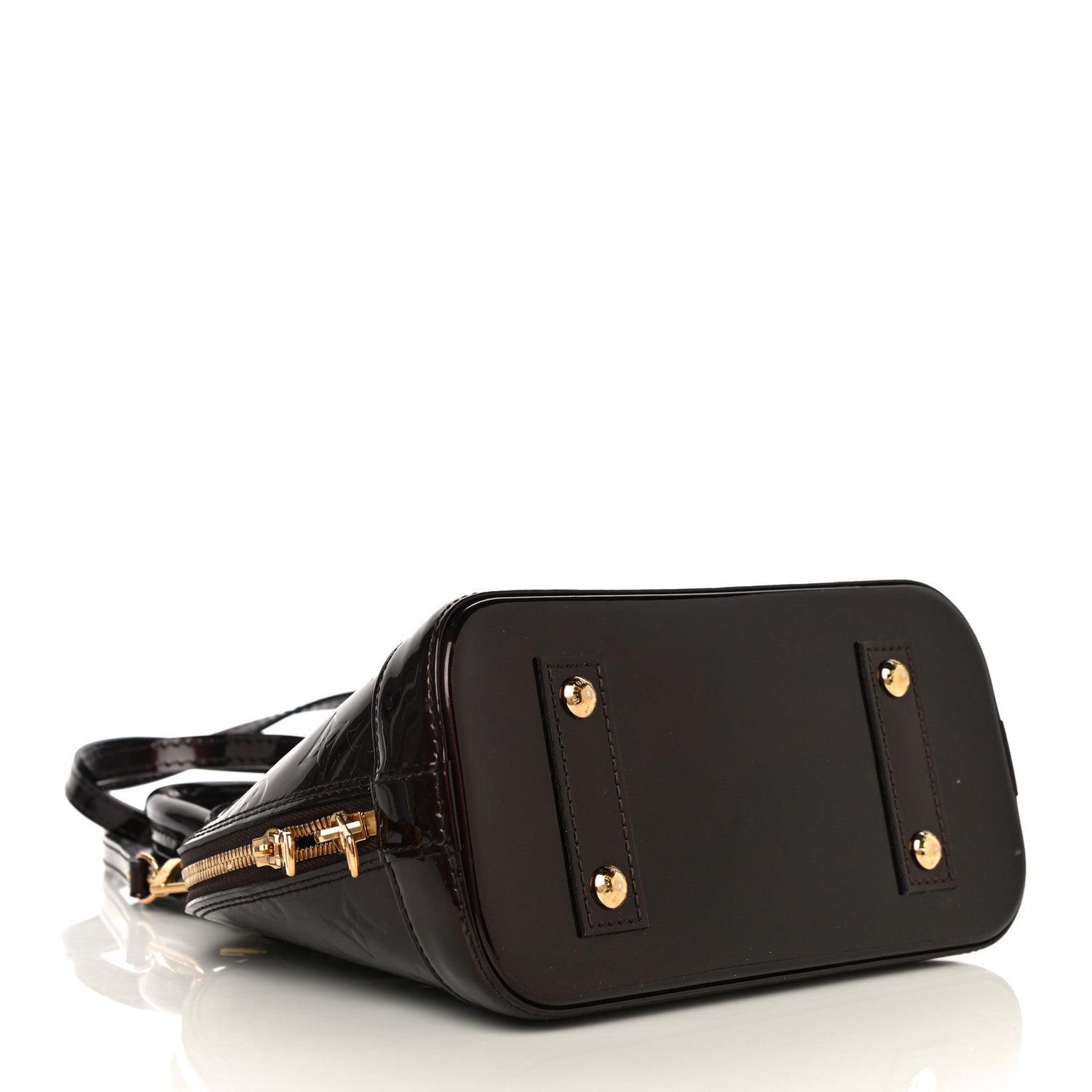 Louis Vuitton Vernis Alma BB Amarante 4 of 11