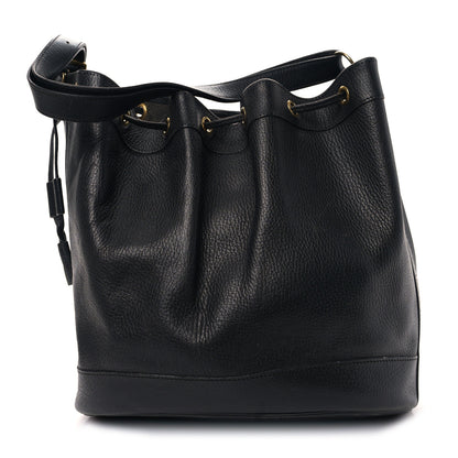 Hermes Evergrain Market Drawstring Bag 28 Black 1 of 8