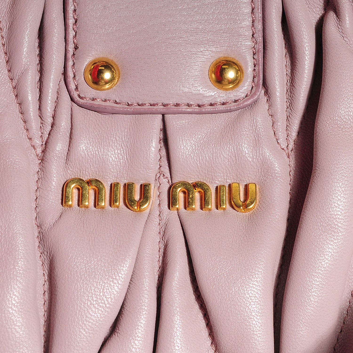 Miu Miu Nappa Matelasse Top Handle Bag Mughetto 5 of 11