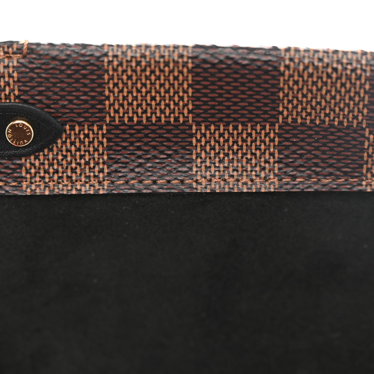 Damier Ebene Vavin Chain Wallet Black