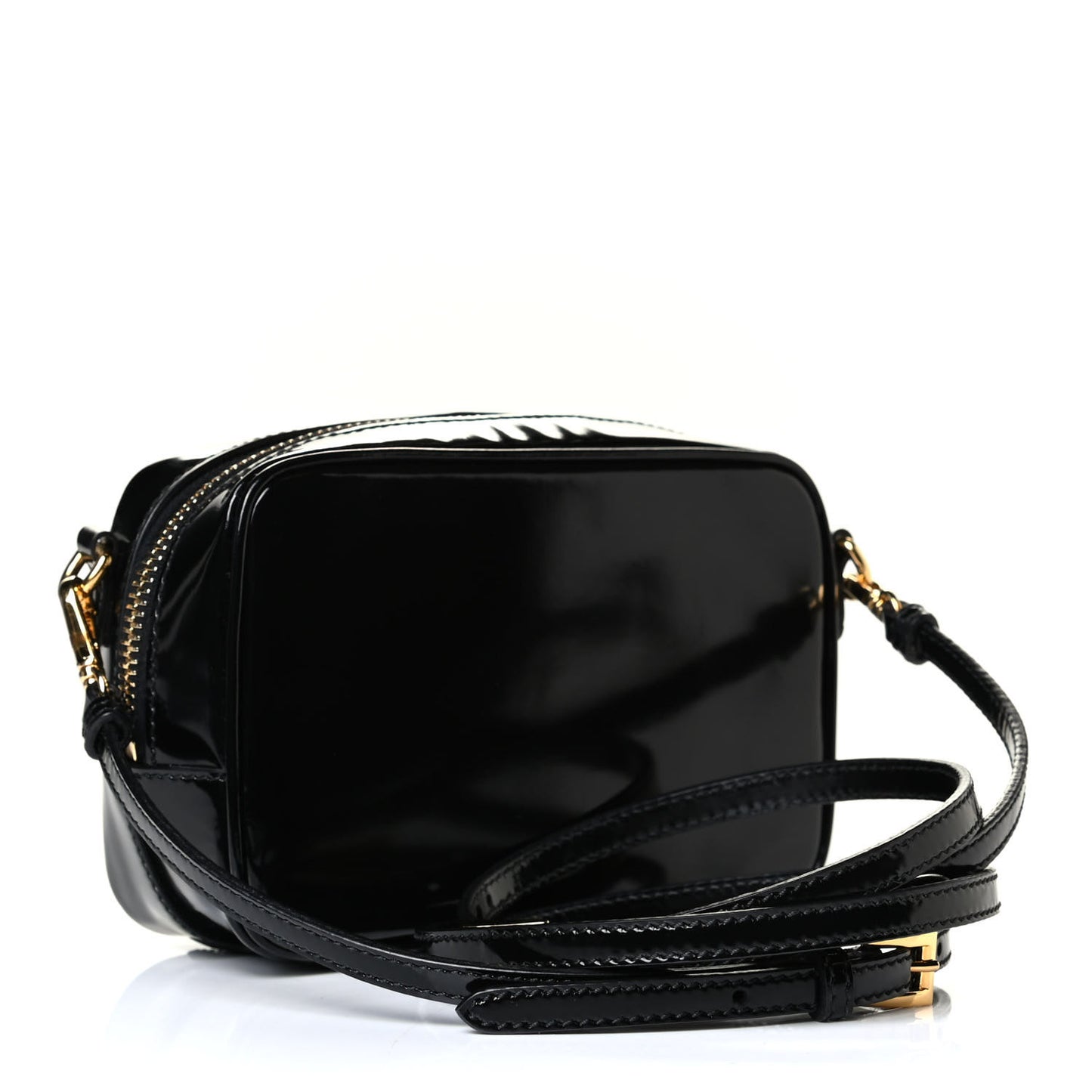 Spazzolato Mini Camera Crossbody Black