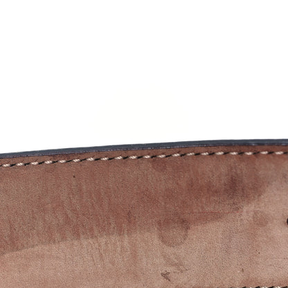 Gucci Calfskin Double G Belt 85 34 Brown 6 of 6