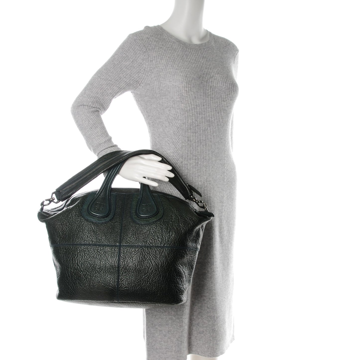 Pebbled Calfskin Medium Nightingale