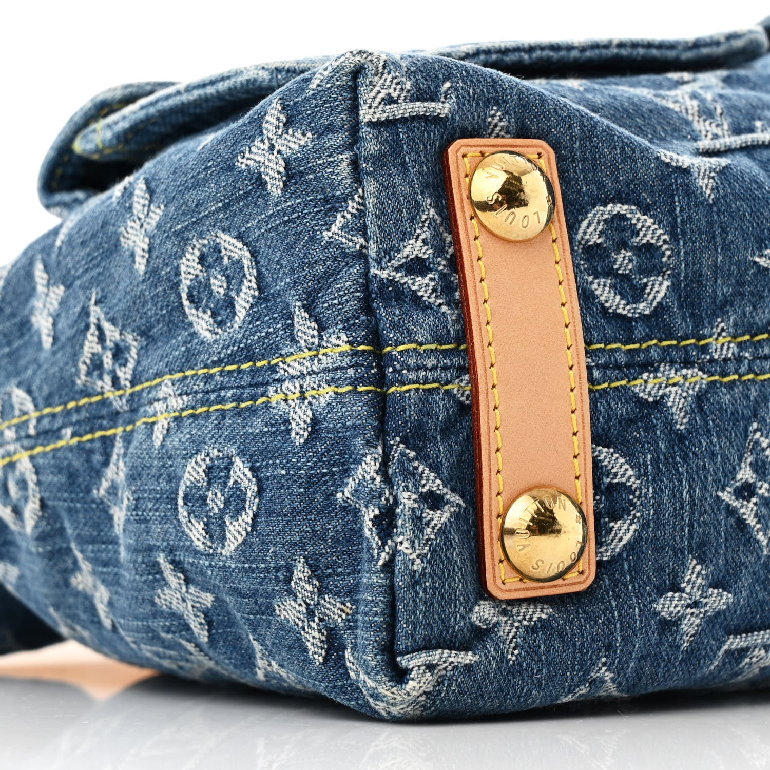 Louis Vuitton Monogram Denim Baggy PM Blue 8 of 9