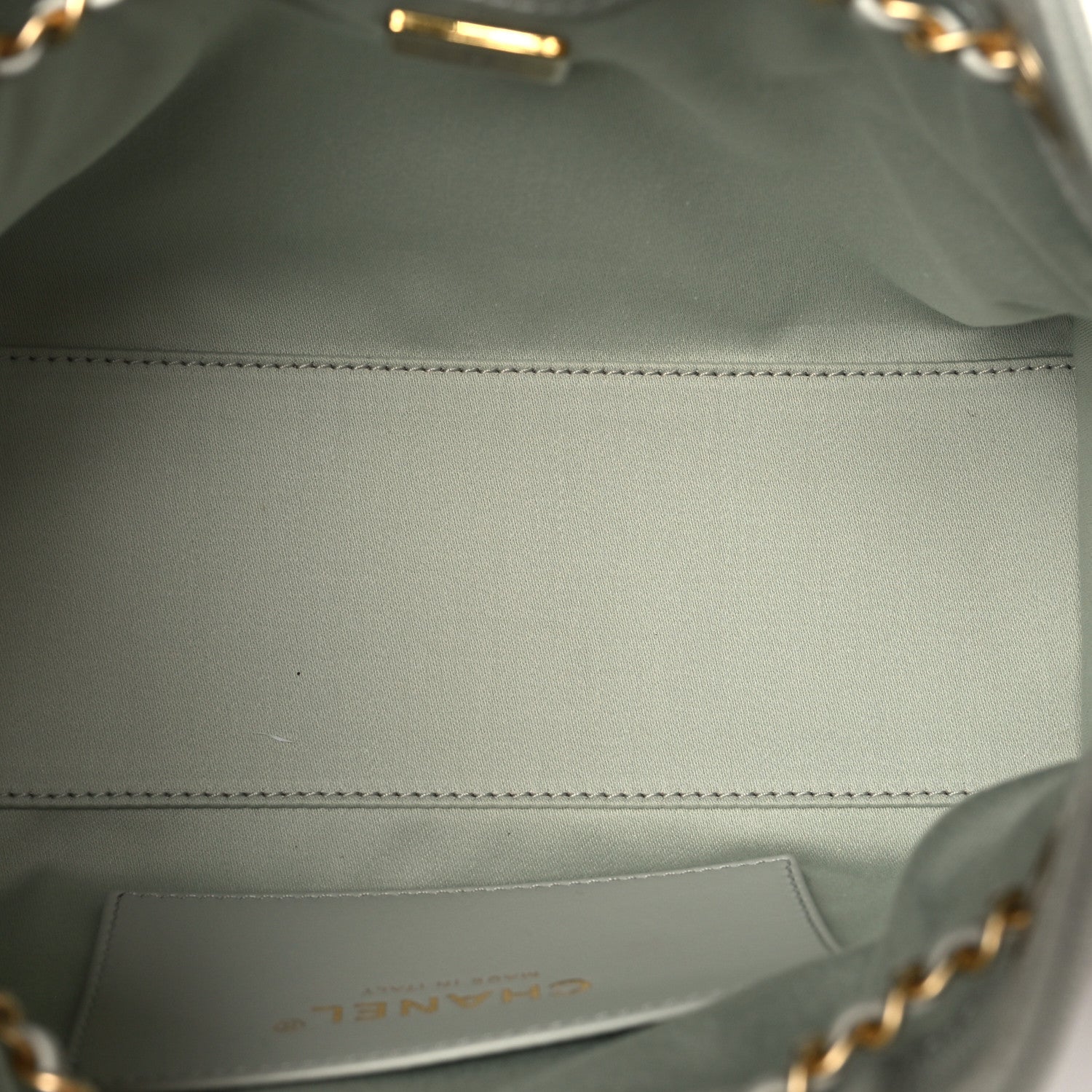 Chanel Caviar Quilted Mini Chanel 25 Handbag Light Green 5 of 11